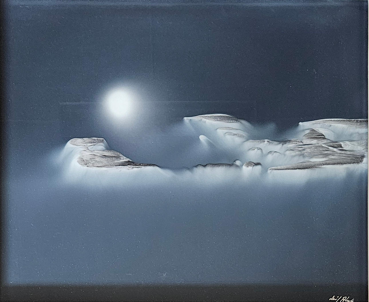 LEIF AHRLE. Lasimaalaus, signeerattu.