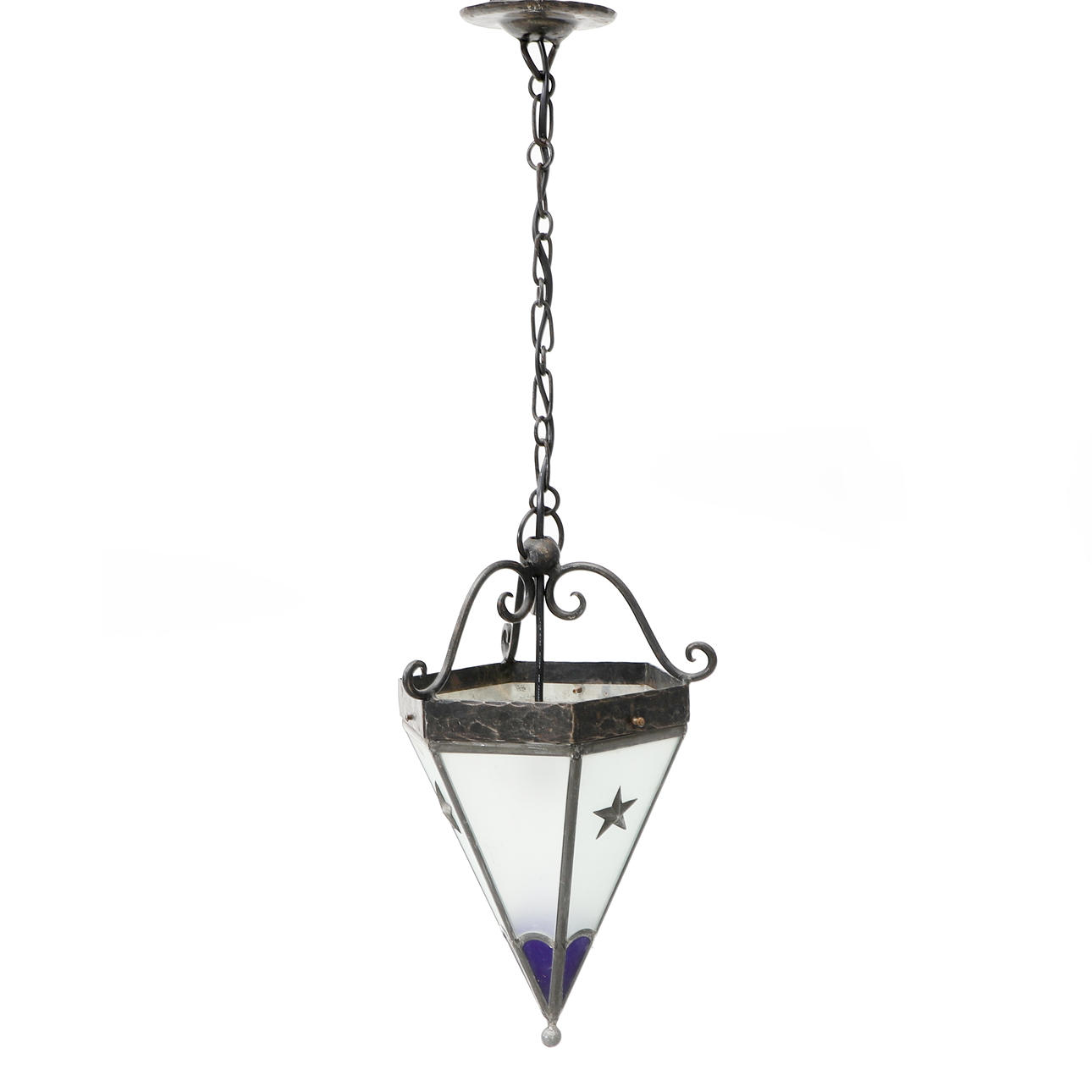 A ceiling lantern, Swedish grace, 1920s.