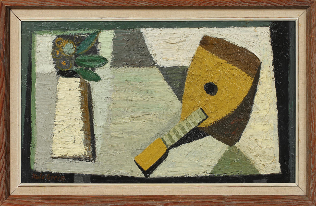 KULO GREEN. Stilleben, olja på duk, signerad.