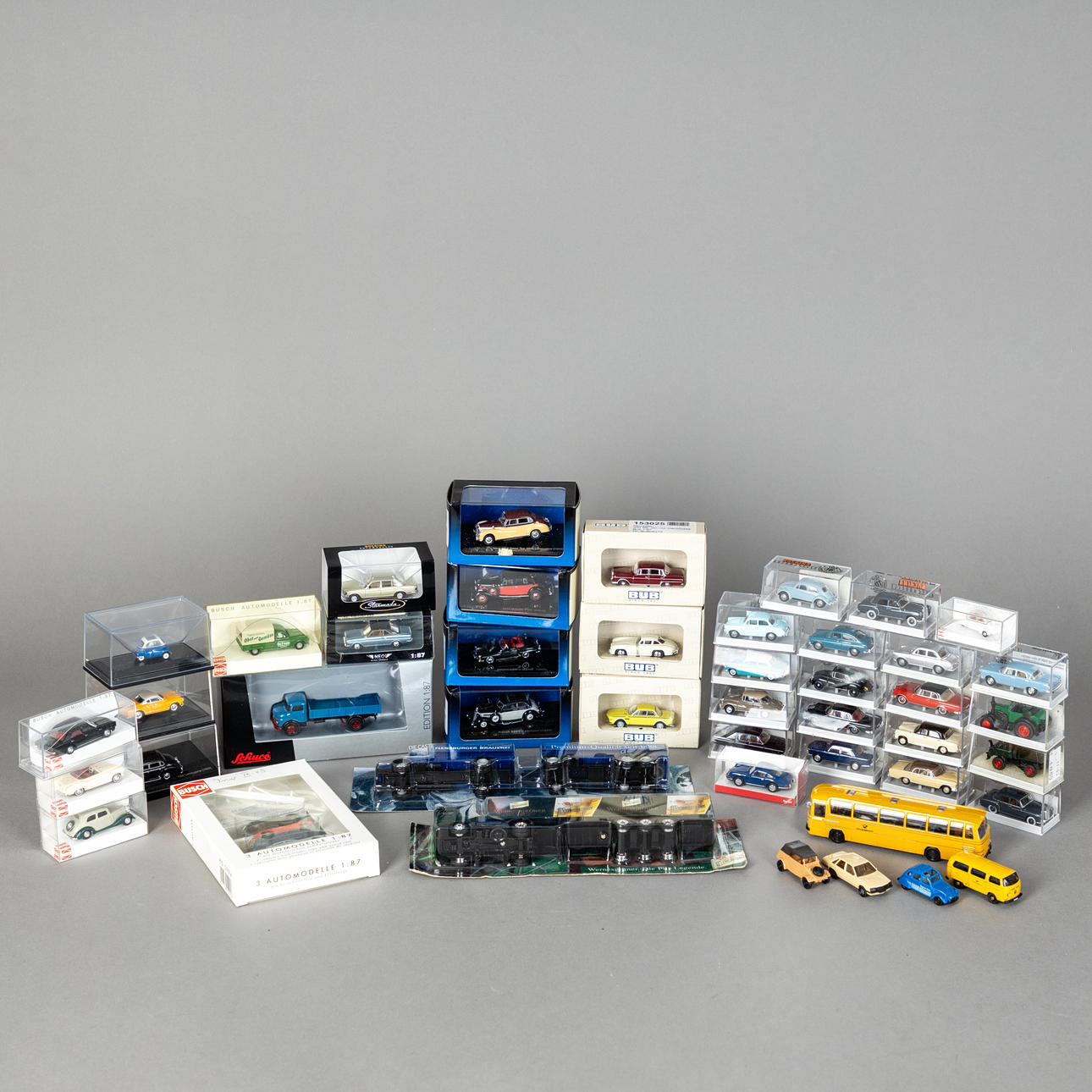 Große Sammlung von Modellautos, u.a. Brekina (ca. 46).