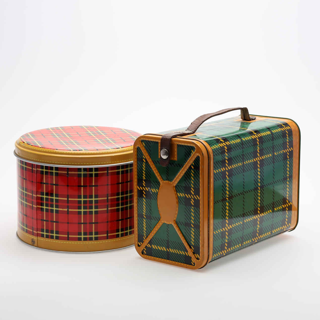 LUNCHBOX samt ASK, plåt 1900-talets mitt.