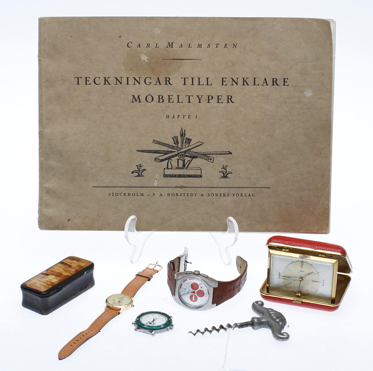 DIVERSE, bl.a. BOK, Carl Malmsten, klockor.