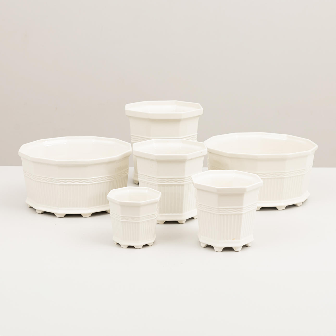 PRINS EUGENE. "Waldemarsuddekrukan" 6 dlr, vitglaserade Gustavsberg.