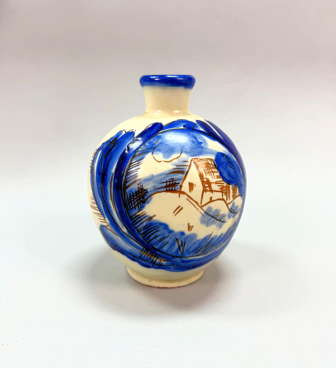 VASE - Einar Forseth faience, signed, Uppsala Ekeby.