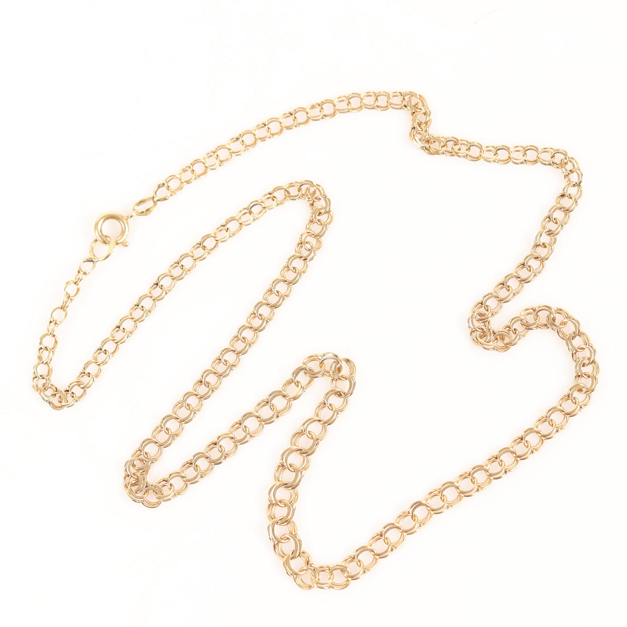 NECKLACE, metered Bismarck bracelet, 18 K gold.