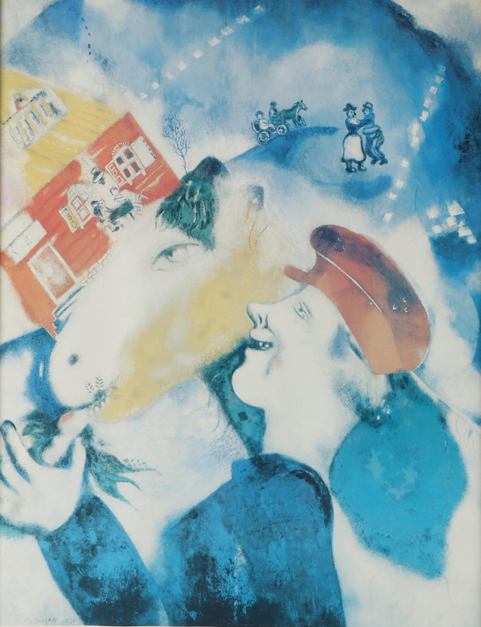 MARC CHAGALL. Udstillingsplakat, Louisiana.