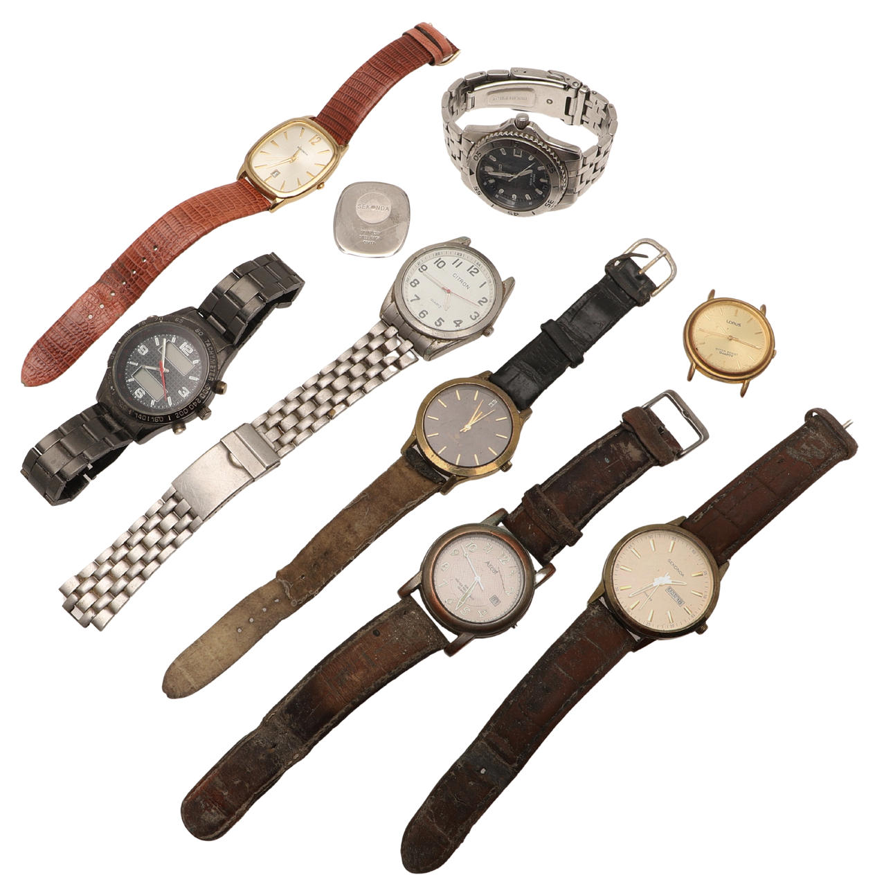 EN MÄNGD GENTLEMANS ARMBANDSUR.