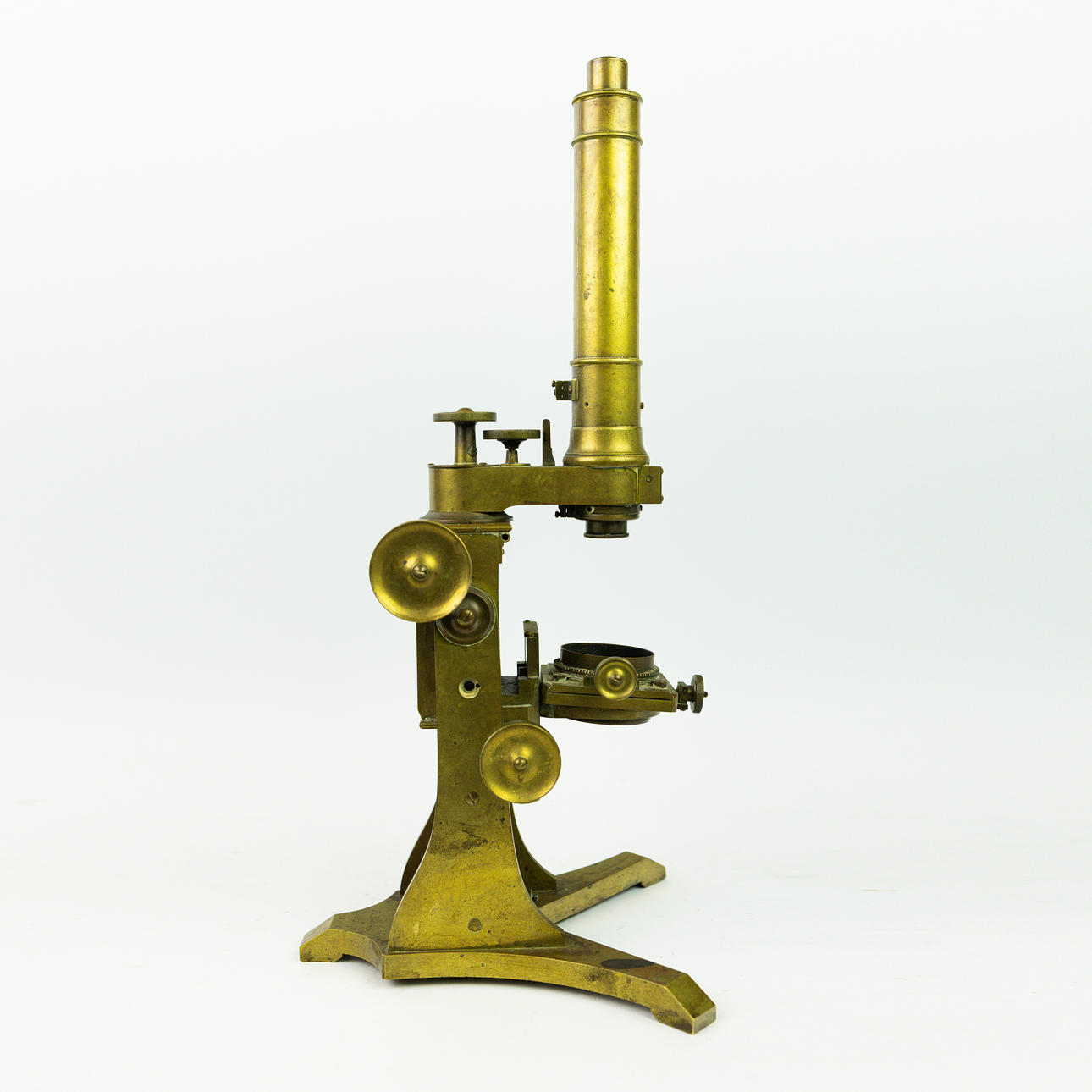 AN ANDREW ROSS MICROSCOPE.