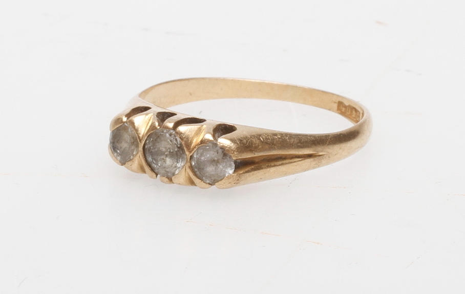 RING, 18k guld, vikt ca 3 gr.