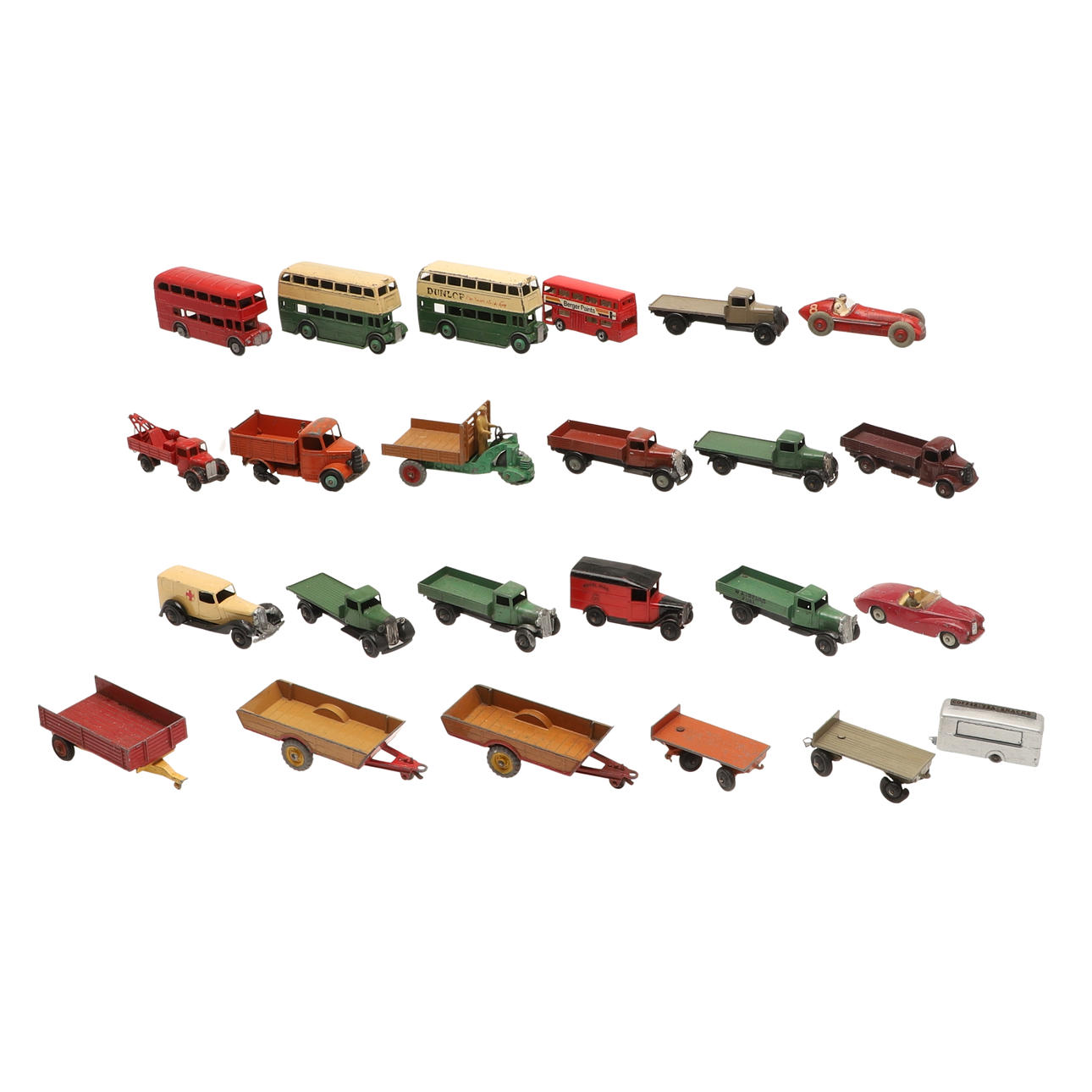 TRYKSTØBT LEGETØJ INKLUSIVE DINKY LEGETØJ.