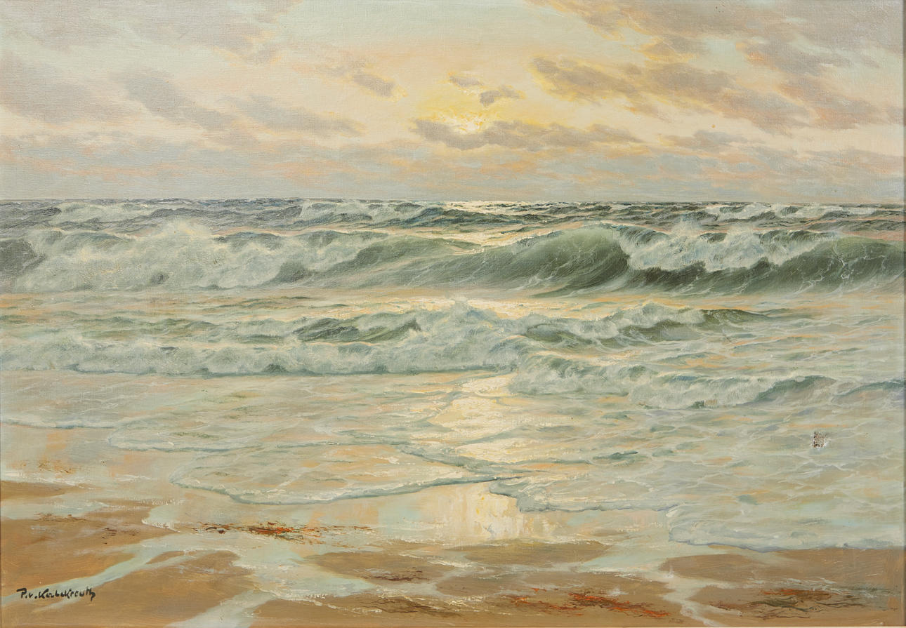 PATRICK VON KALKREUTH (1892-1970). Meeresbrandung.