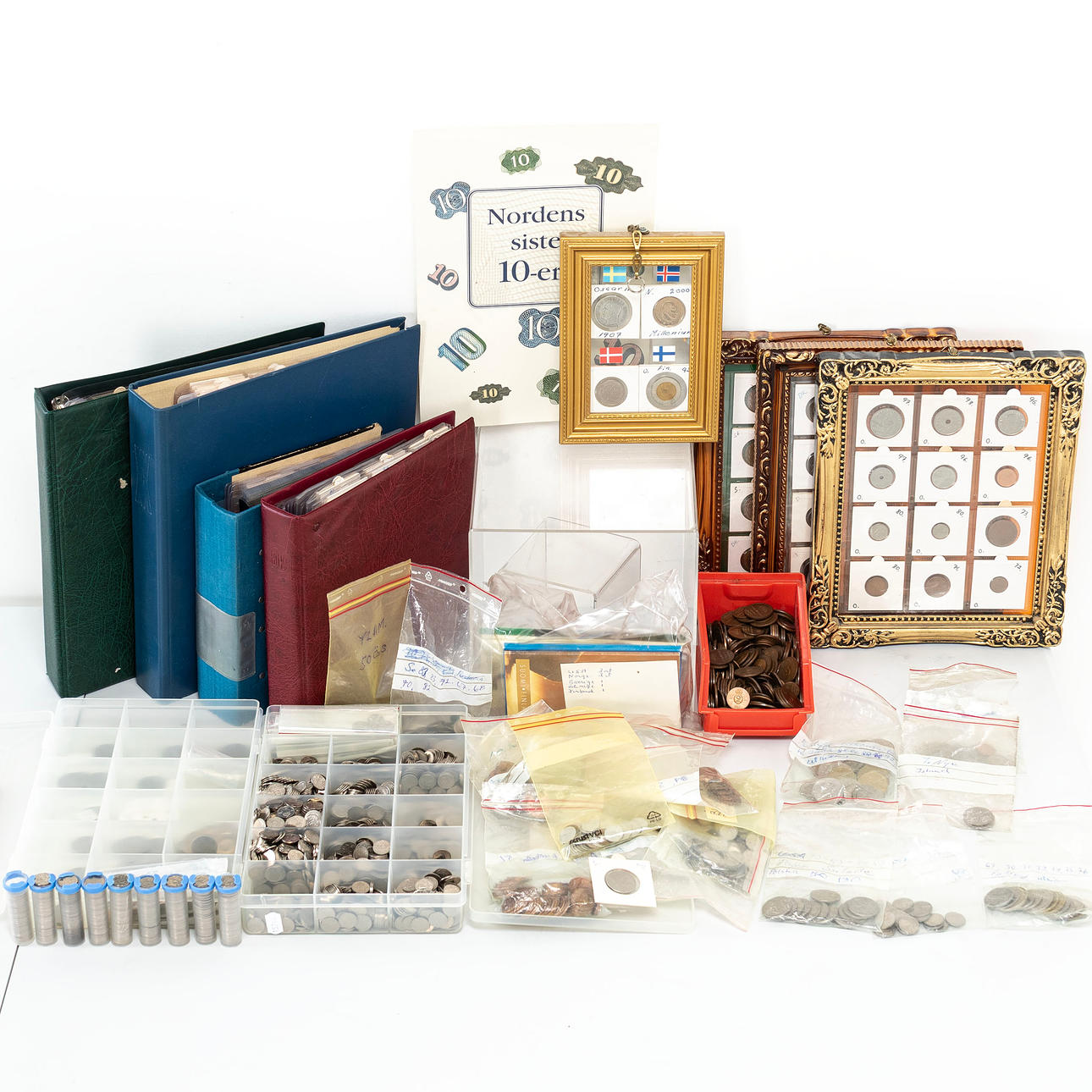 COIN COLLECTION, a lot mostly from the Nordic countries, including silver.