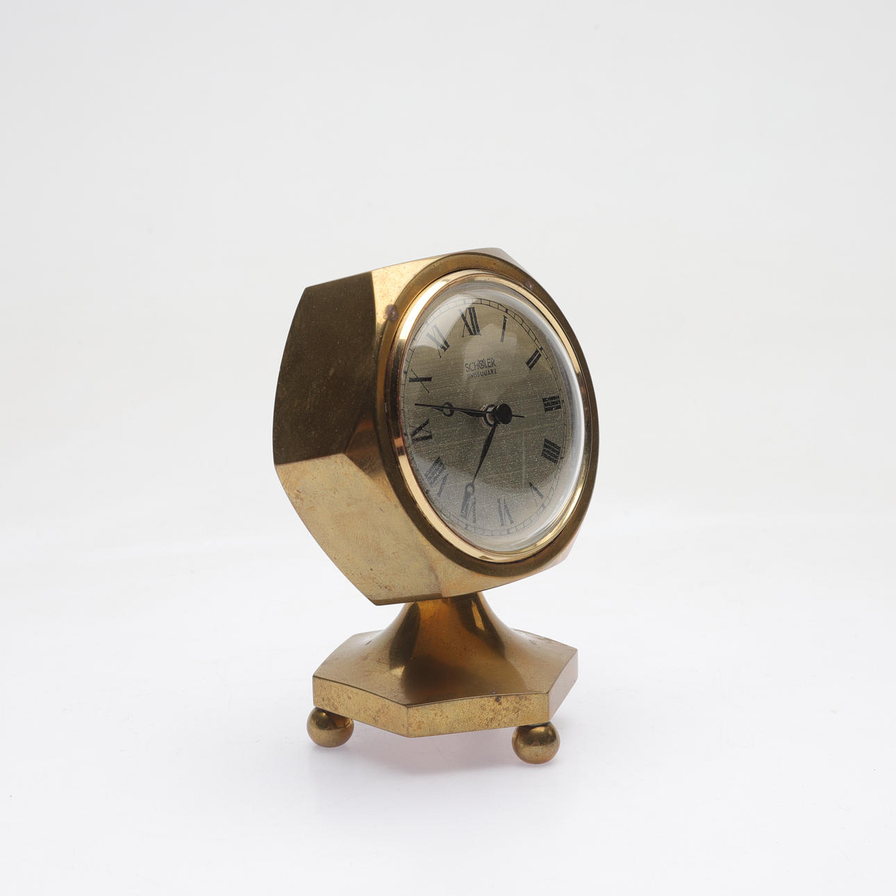 TISCHUHR, Messing, Metalslöjden, Gusum, 1987.