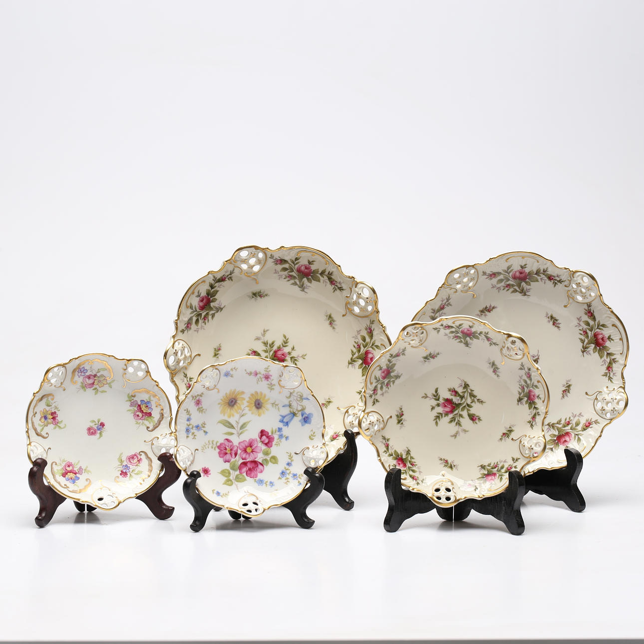 ASTIA, 5 delar, rokokoo-stil, Rosenthal.