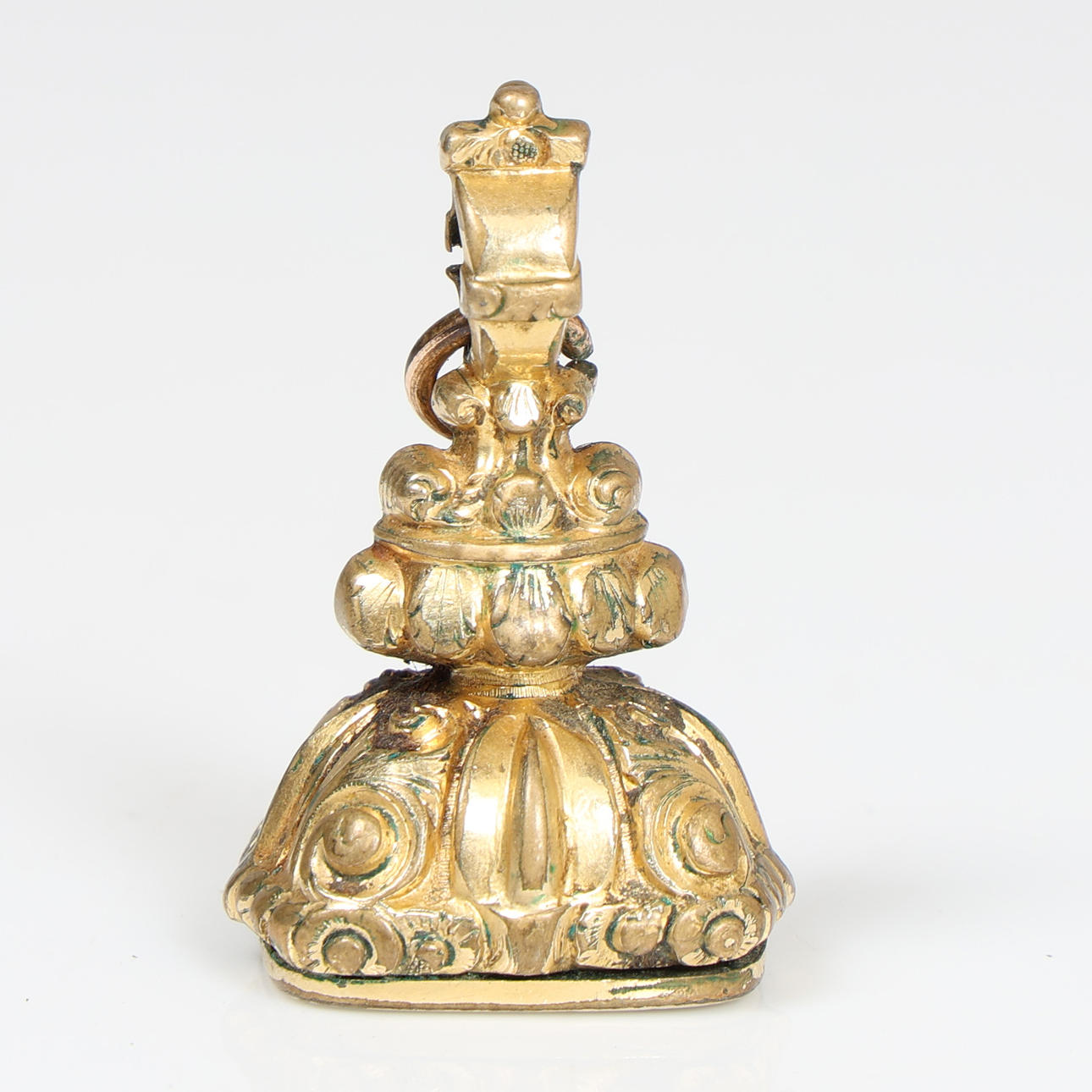 A GILT METAL FOB SEAL.