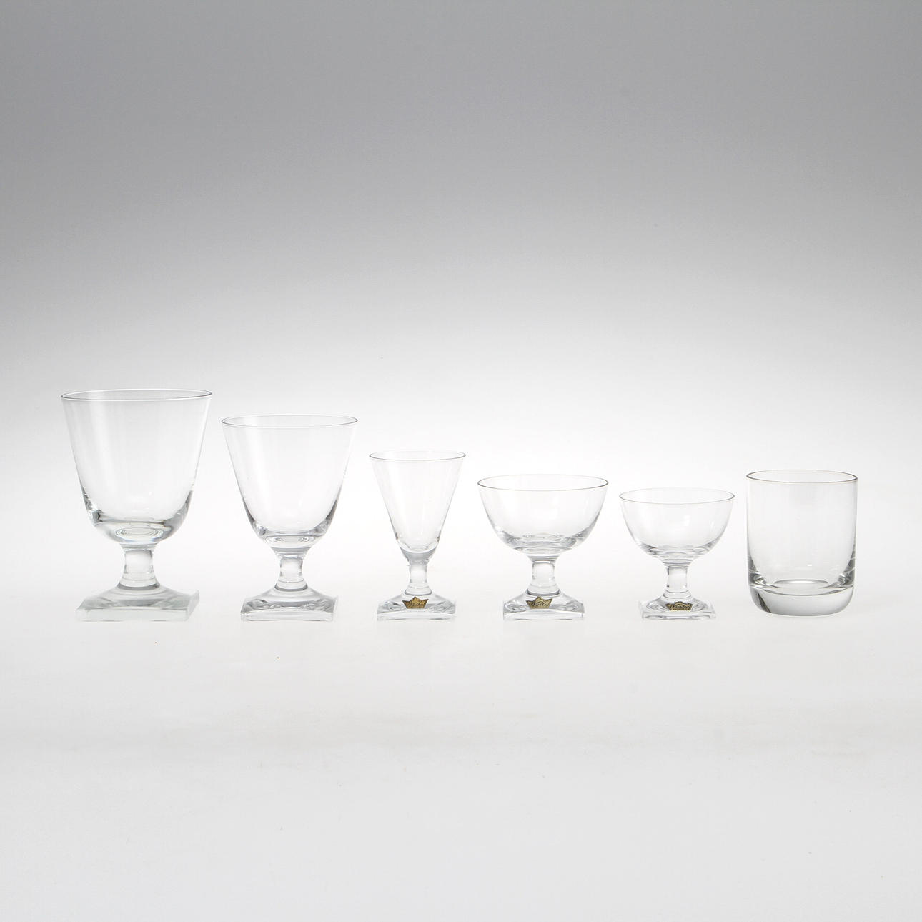 GLASSERVIS "EKEBERGA", 60 delar. Elis Bergh, Kosta.