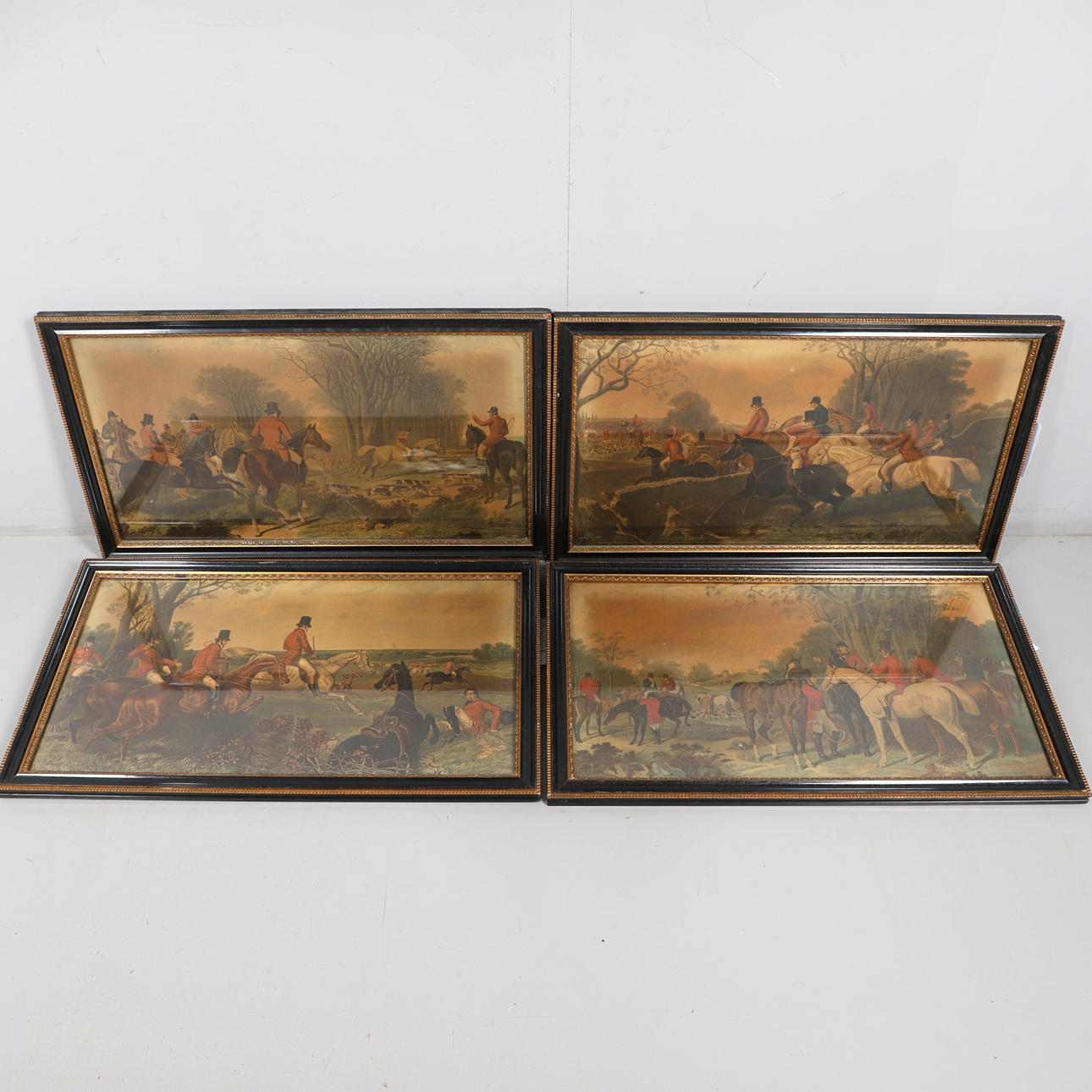 AFTER JOHN FREDERICK HERRING SR (1795-1865). HUNTING SCENES.