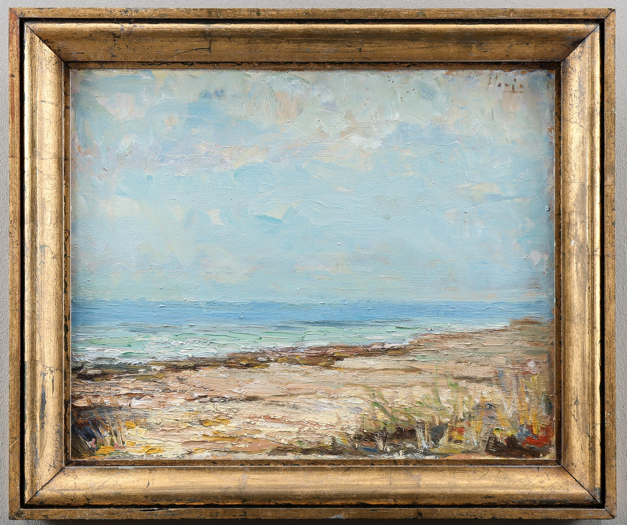 PER HENJE (1890-1976). Küstenlandschaft.