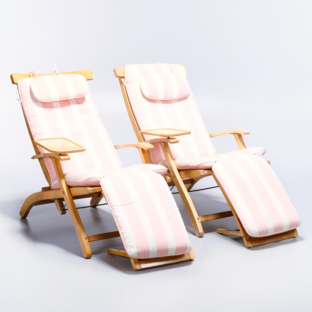 DÄCKSTOLAR, Brogrens, 1900-tal, 2 st.