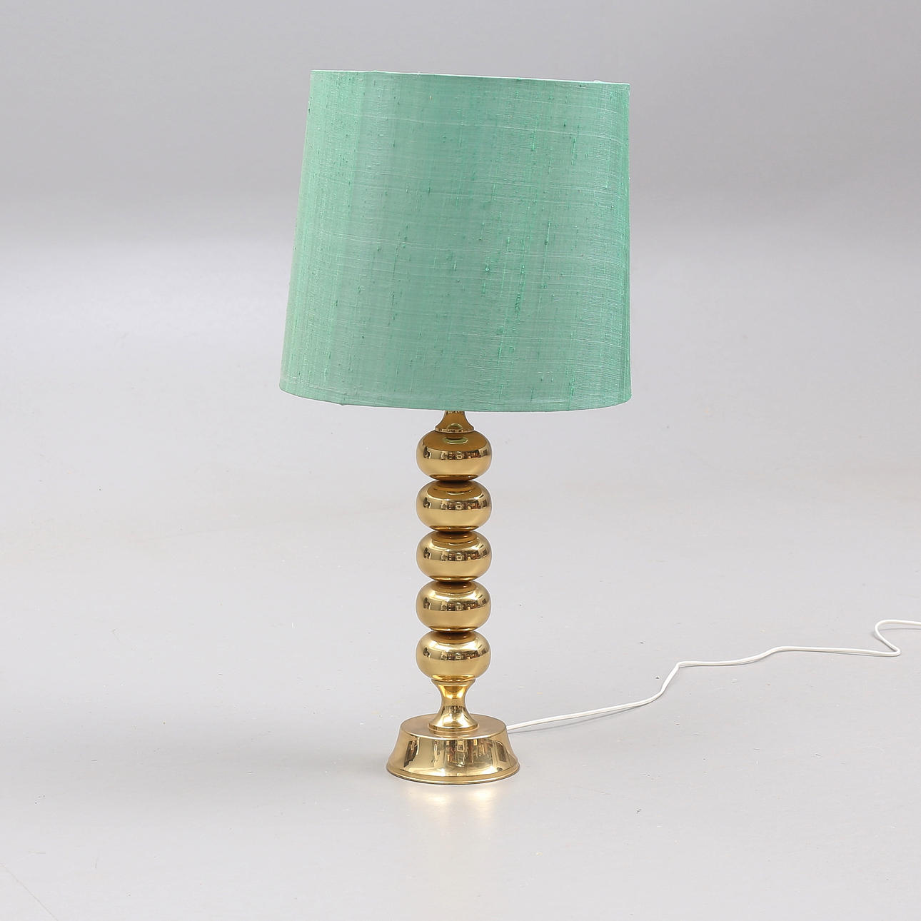 A brass table lamp, ENCO no 68, second half of the 20th century.