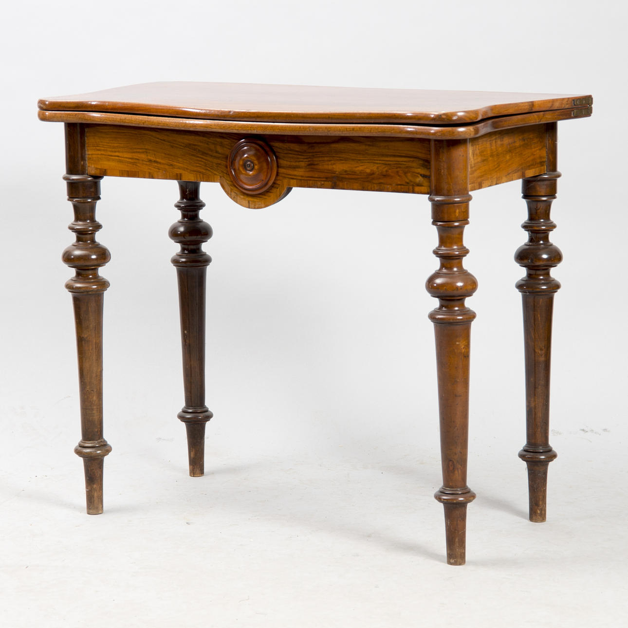 SPELBORD, mahogny, rokokostil, sent 1800-tal.