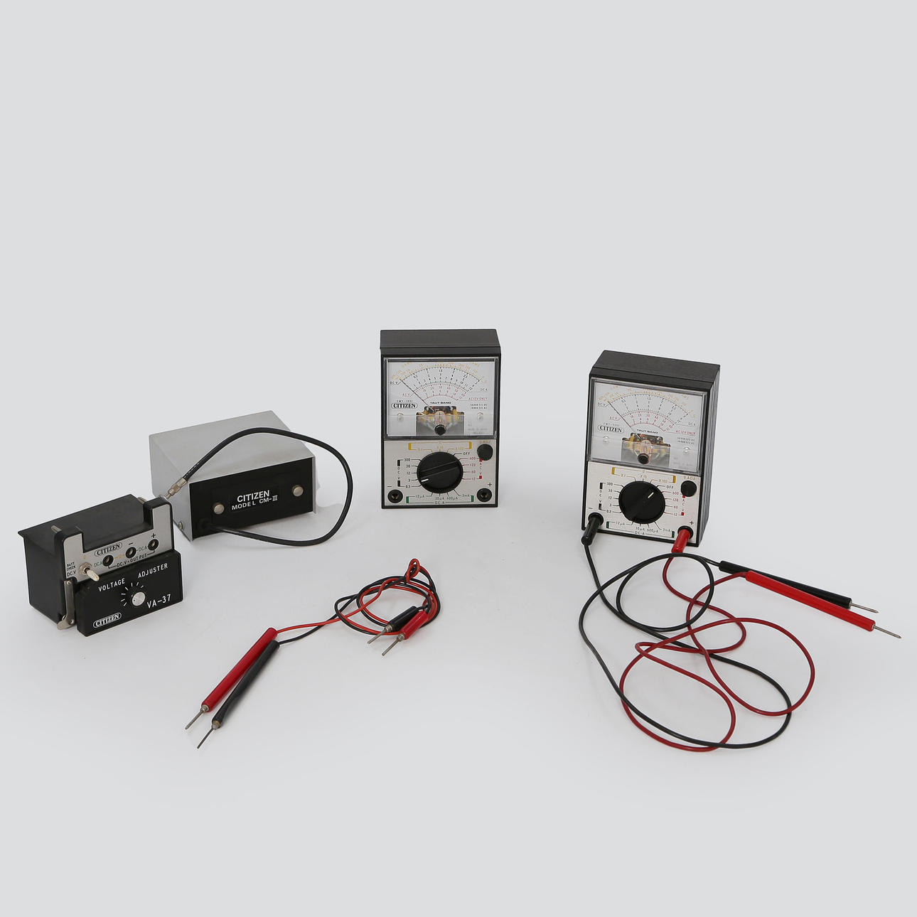 WATCHMAKER TOOLS. MEASURING INSTRUMENT, CITIZEN, 4 INSTRUMENTS WITH ACCESSORIES.