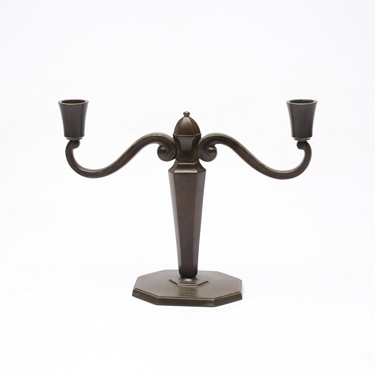 A bronze candlestick, GAB, Stockholm.