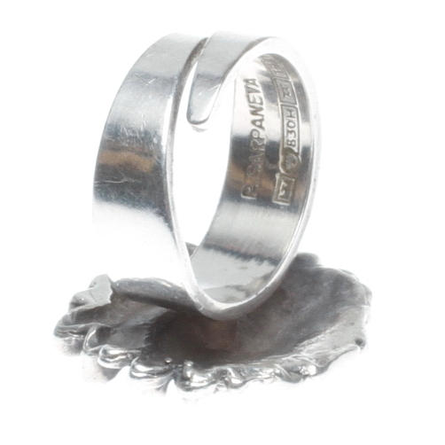 RING, silver, Pentti Sarpaneva, Åbo, 1972.
