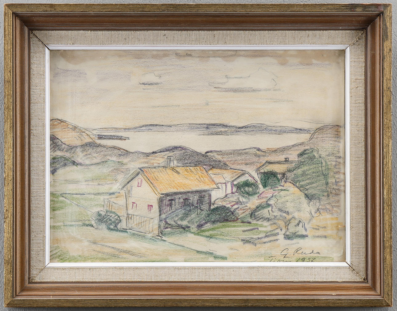 GUNNAR RUDA. Motif from Tjörn.