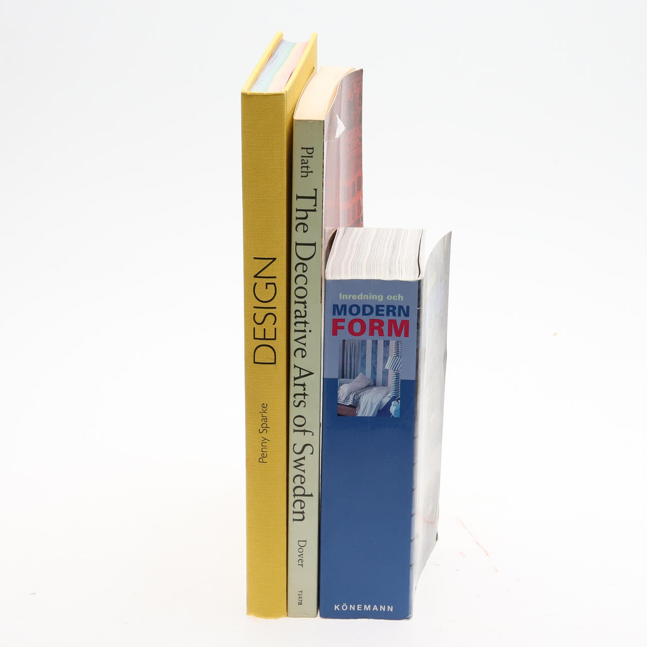 BOOKS, design, decor and form, 3 pcs.