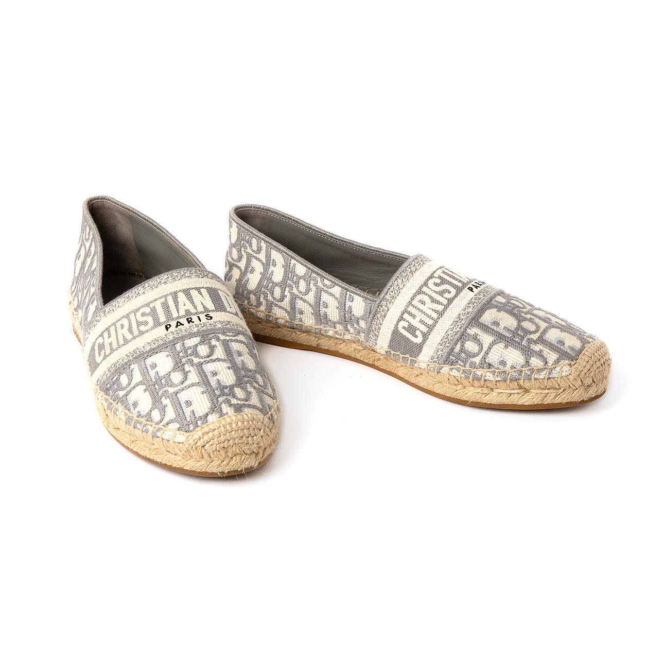 DIOR. Espadrilles, “Granville”, cotton, size 38.