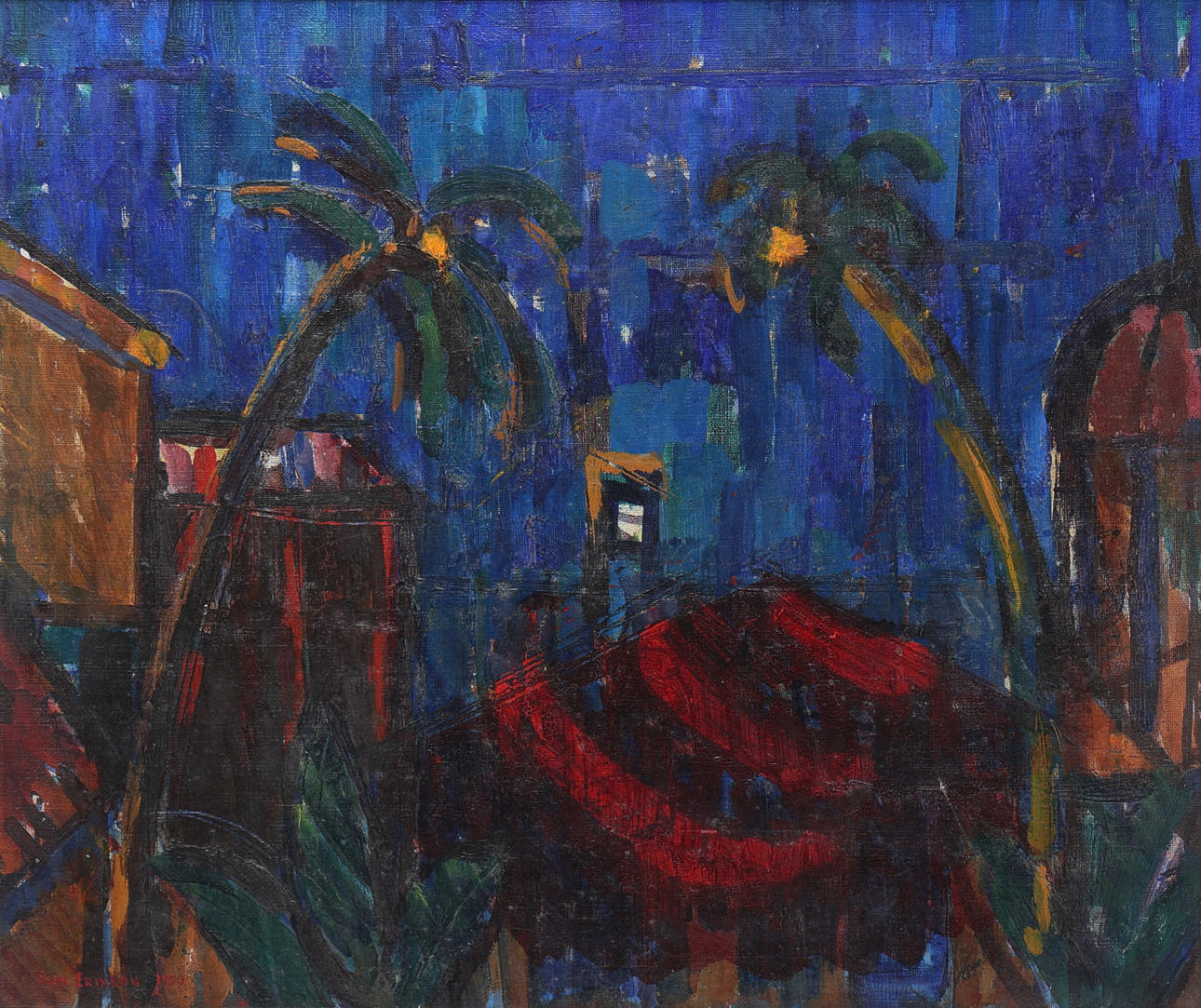 SVEN X:ET ERIXON. Oil on canvas, signed, dated 1950.