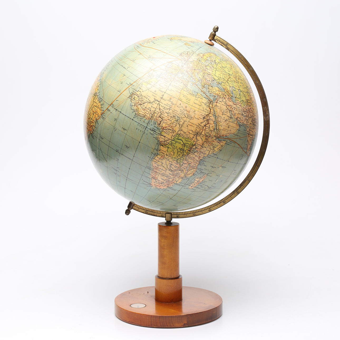 JORDGLOBE, Prof. Dr. Krause's new world of commerce and communication, the first half of the 20th century.