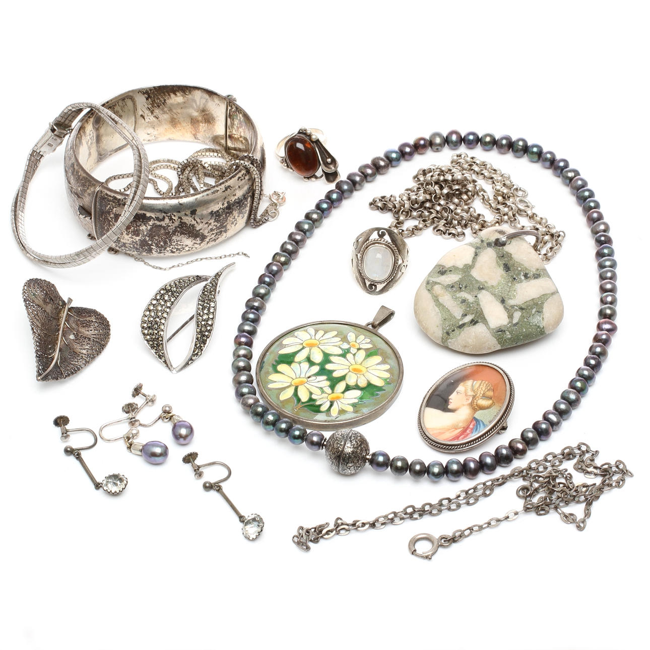 SMYCKEN, silver, 1900-tal.