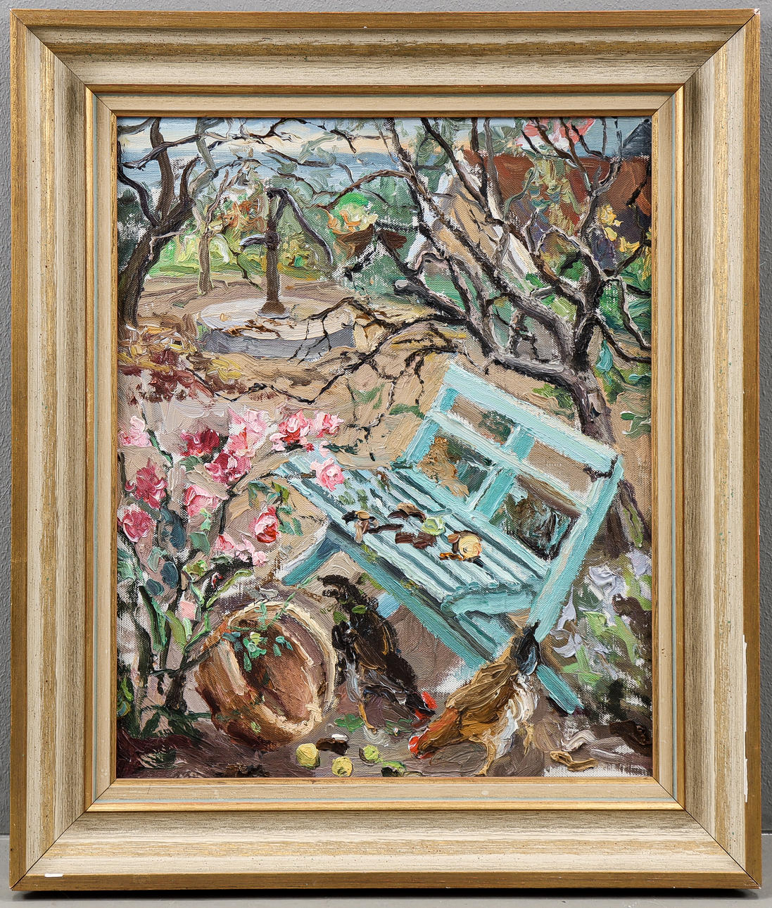 UIDENTIFICERET KUNSTNER, havelandskab.