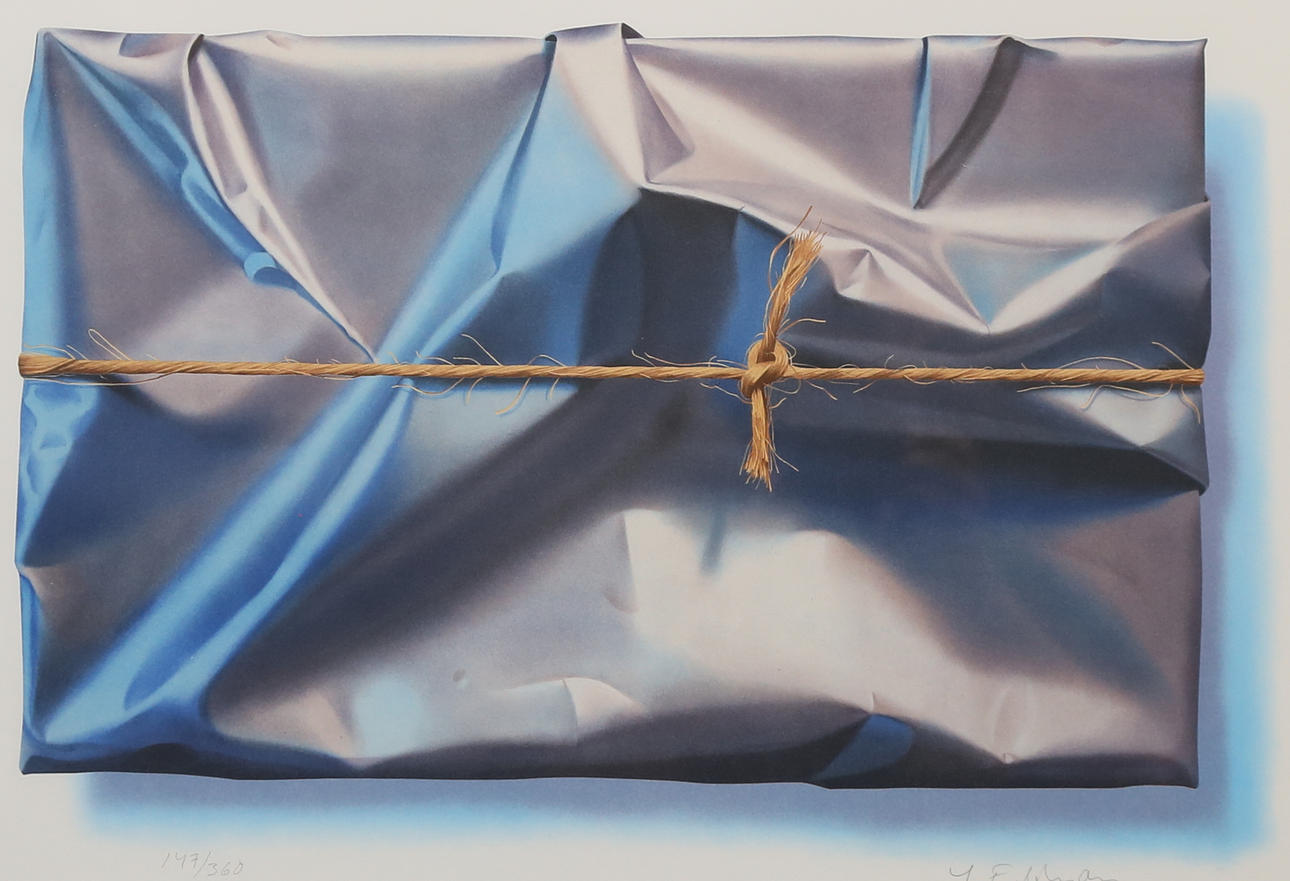 YRJÖ EDELMANN. Composition, signed, colour lithograph.