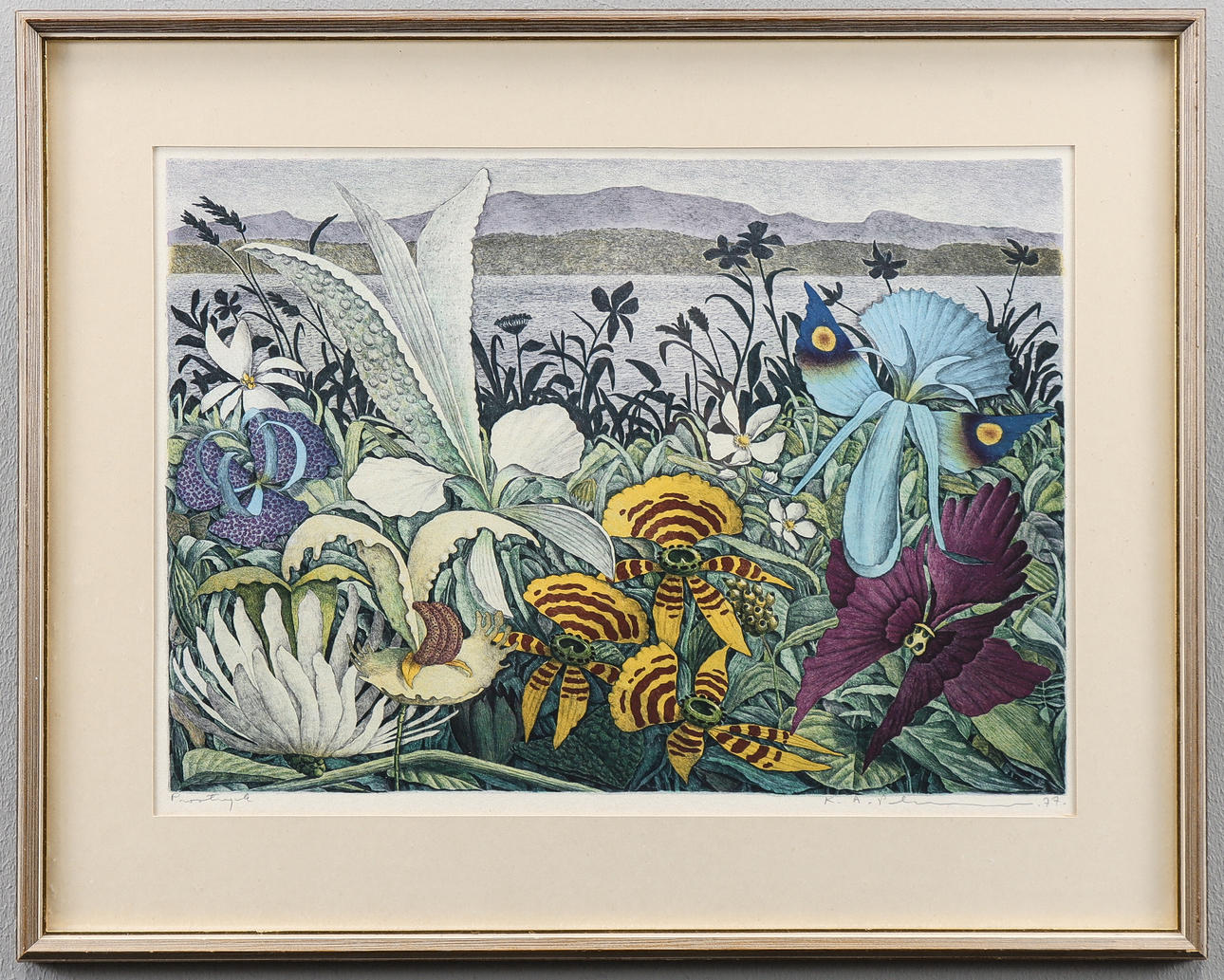 KARL AXEL PEHRSON. Exotic flowers.