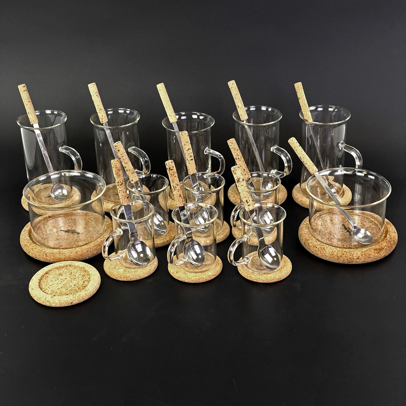 IRSKE KAFFE- og GLØGGEGLAS, 13 stk., Boda Nova.