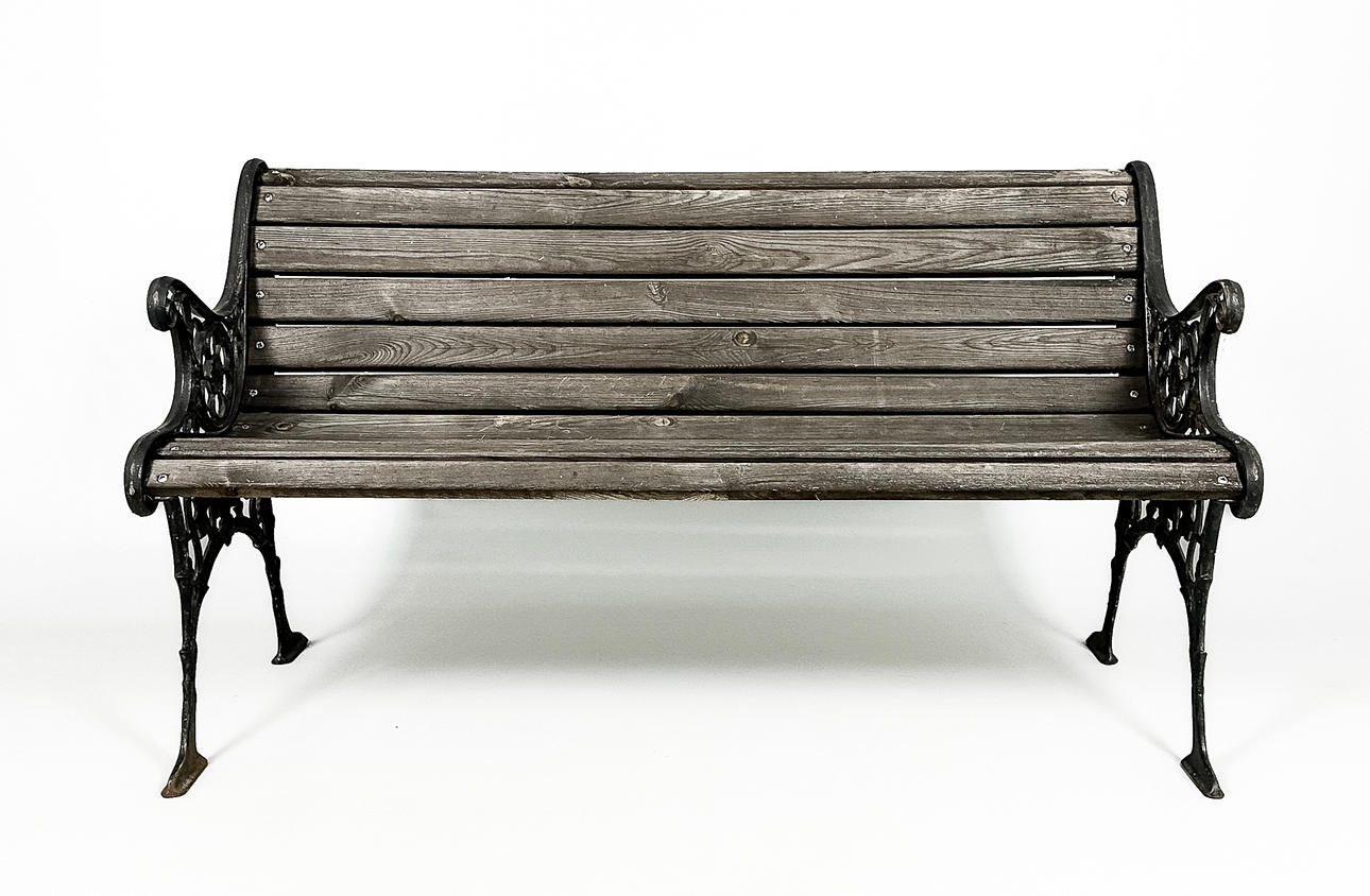 TRÄDGÅRDSSOFFA, gjutjärn, 1900-tal.