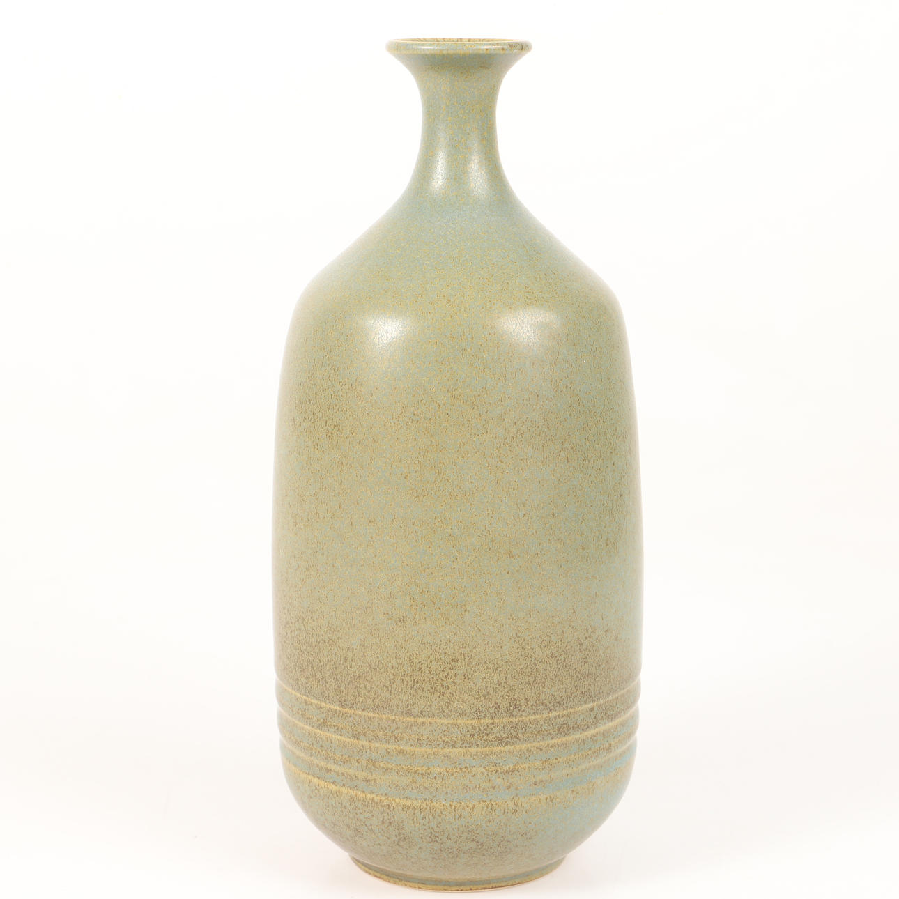 STIG GÖRANSSON. Vase, glasierte Keramik, Höganäs, 1988.