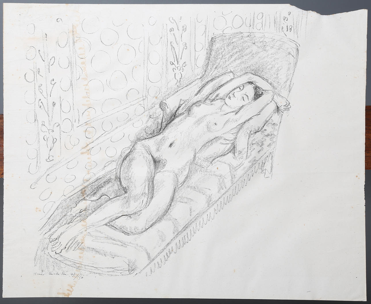 HENRI MATISSE. Eine junge Frau.