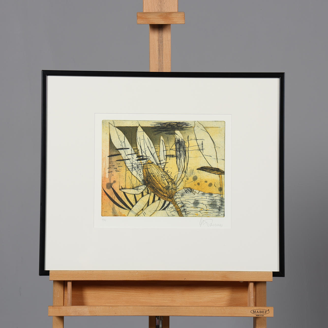 JÜRGEN BRAUN. LITHOGRAPH, signed, numbered 1/40 and dated.