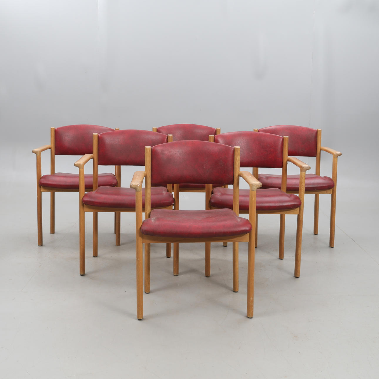 LÆNESTOLE, 6 stk., SVA Möbler, Danmark.