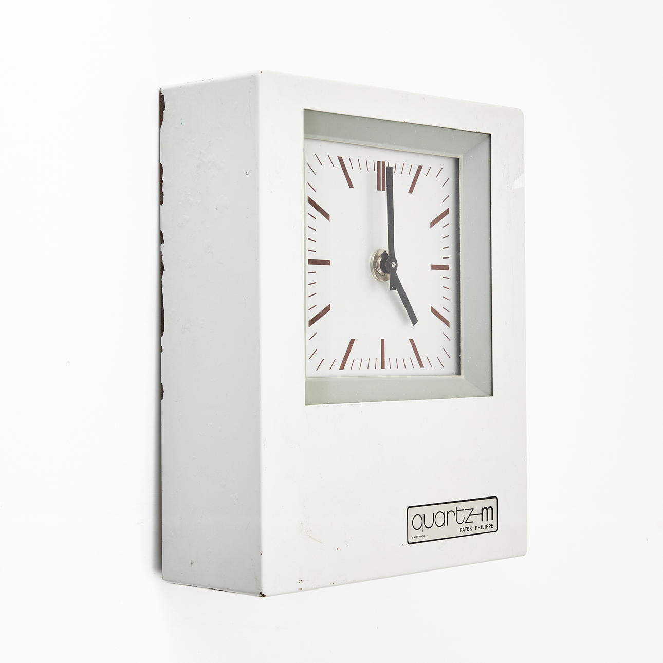 PATEK PHILIPPE, wall clock, M-Quartz, approx 1970.