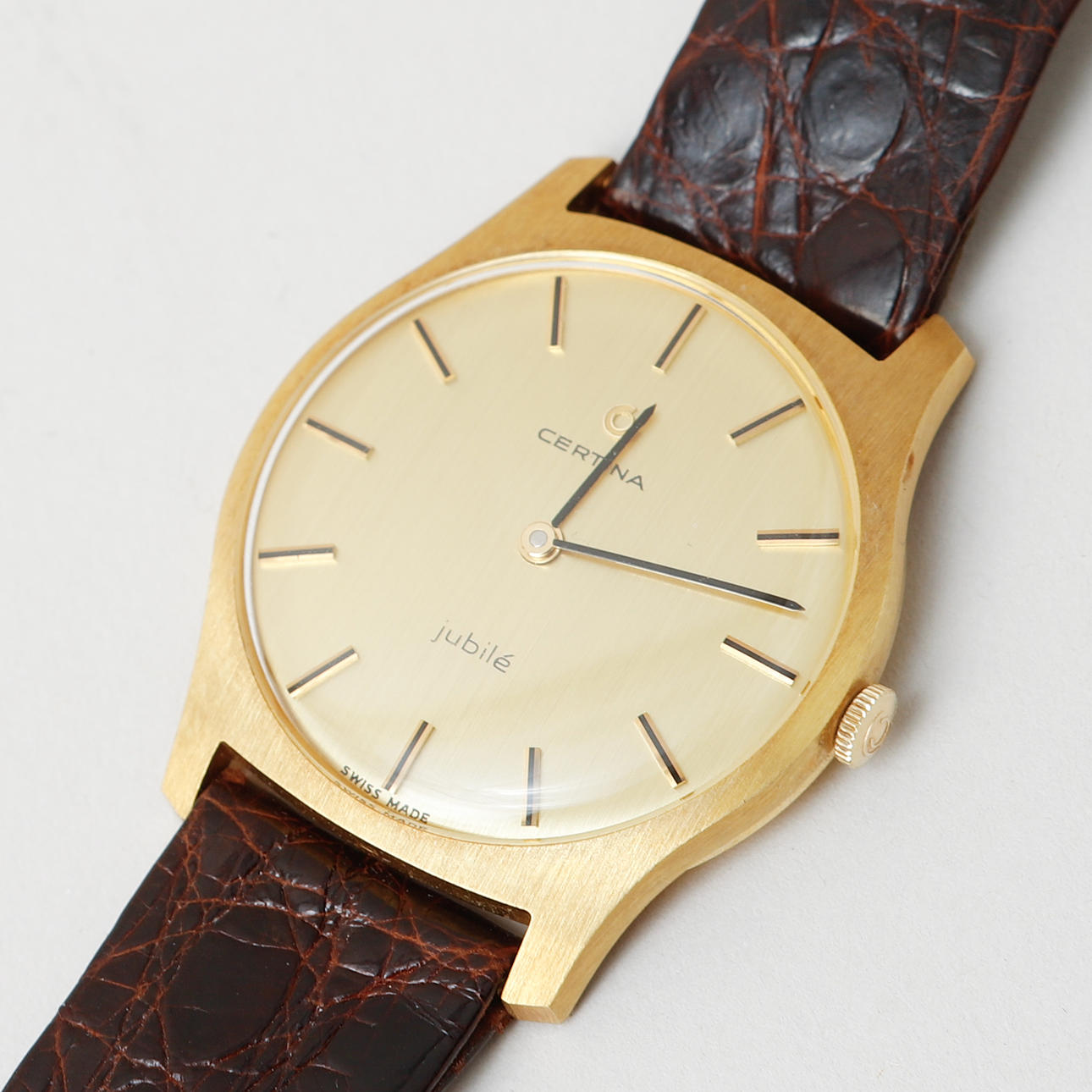 HERREUR, Certina Jubilé, 18kt guld, 1980.