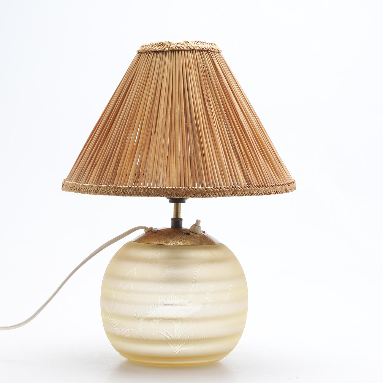 An art deco table lamp, 1930s.