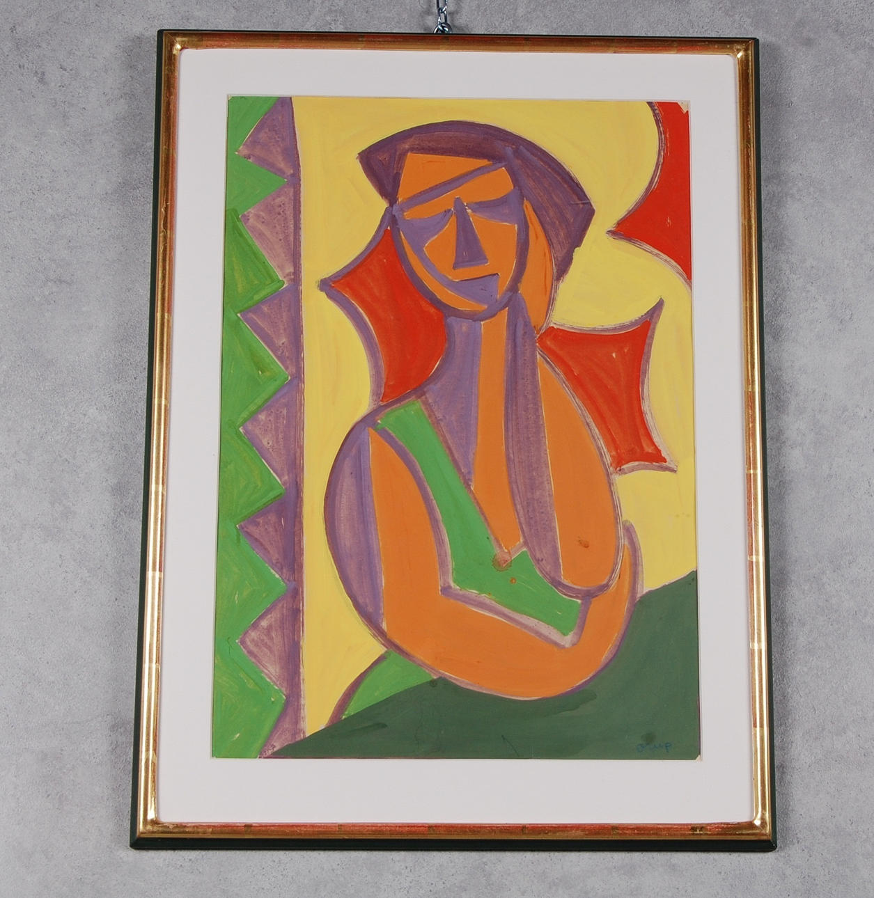 BENGT ORUP. 1916-1996, gouache, signerad.