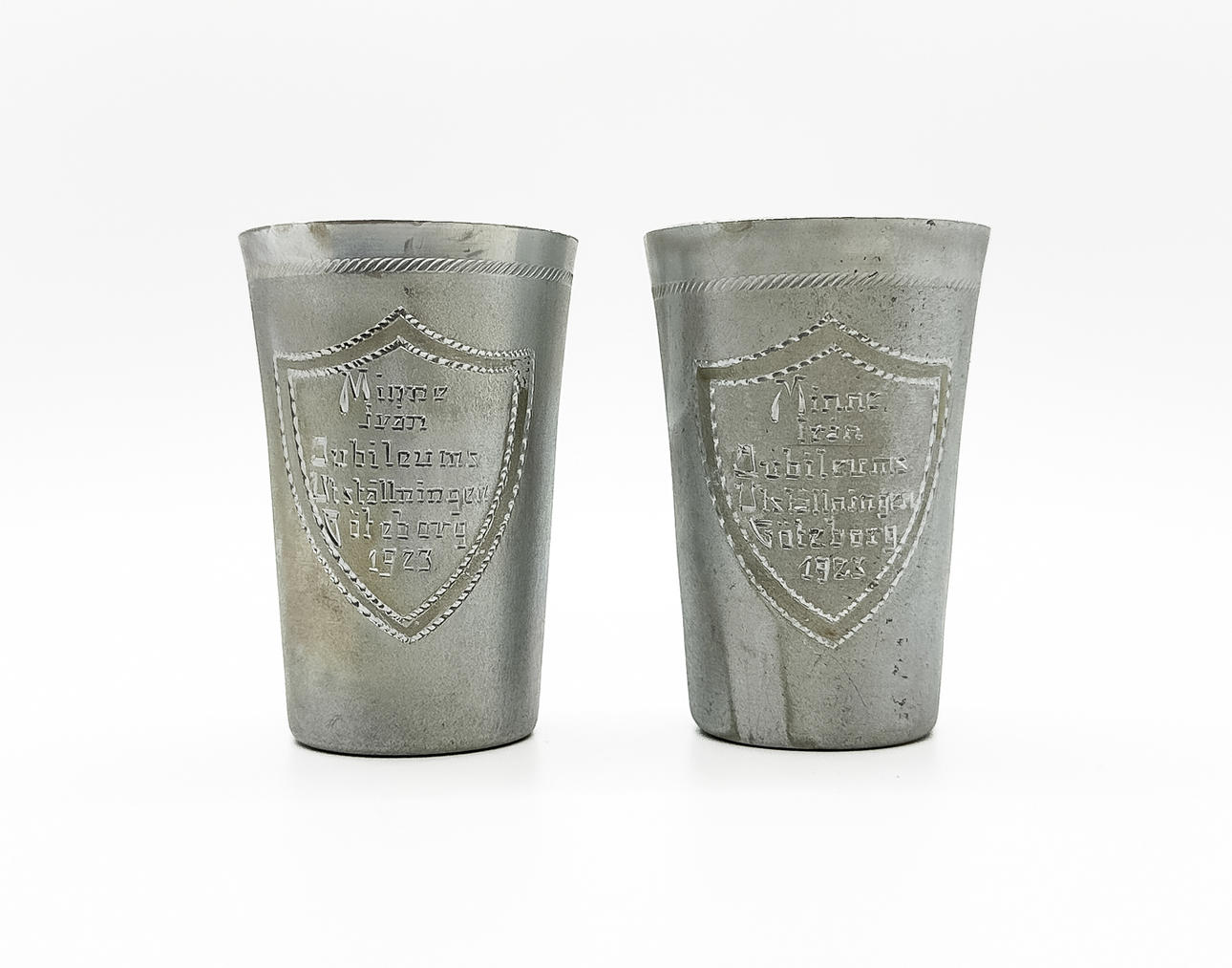 Et par blikkrus, „Jubilæumsudstilling Göteborg, 1923.