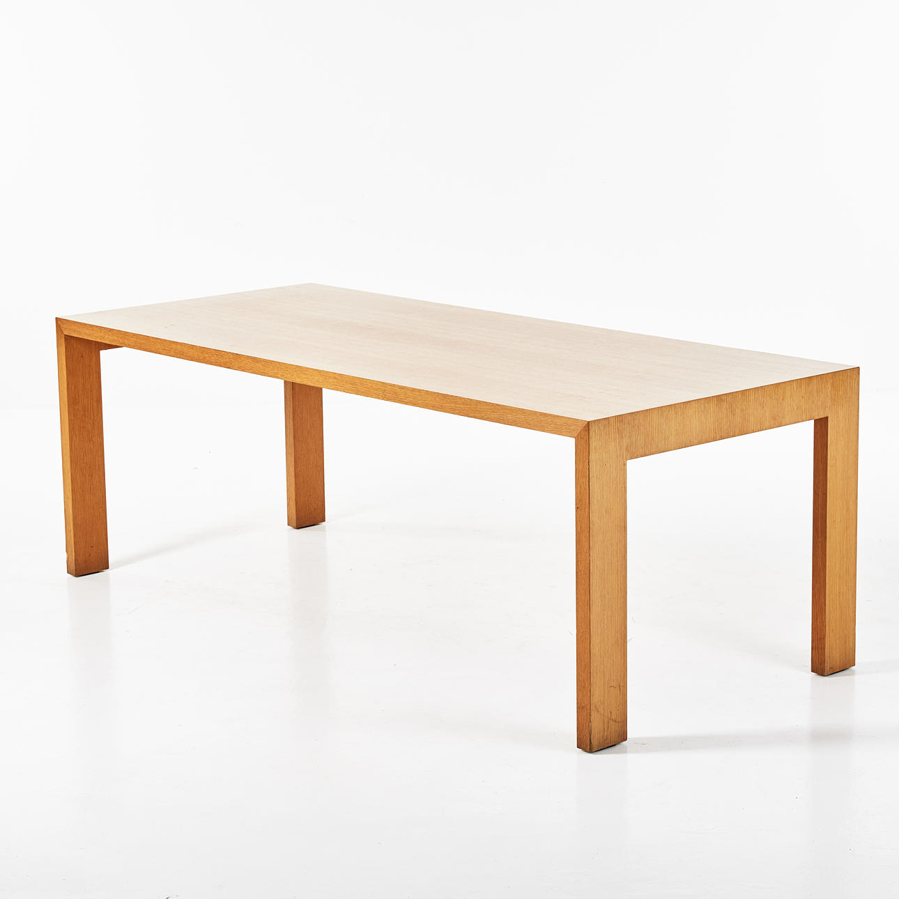 DINING TABLE, contemporary, oak veneer.