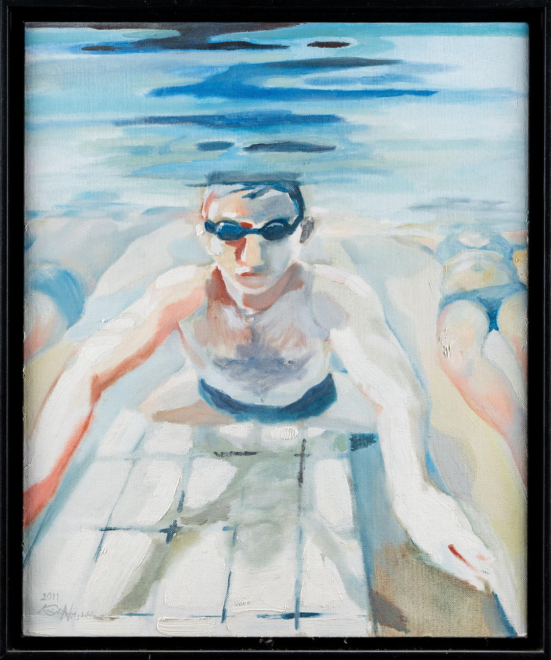 KRISTINA NILSDOTTER. Oil on panel, “Beneath the Surface”, 2011.